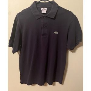 Lacoste Dark Blue Polo Tee Shirt Size 5 Gently Worn